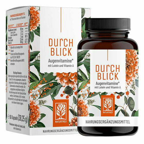 Naturtreu Jasný zrak | Vitamíny na oči – lutein a vitamín A 90 kapslí porovnání ceny