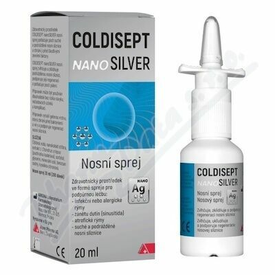 Coldisept nanoSilver nosní sprej 20ml porovnat ceny