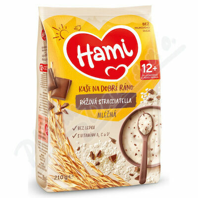 Hami Mléčná kaše na dobré ráno rýžová stracciatella 210g 12M porovnat ceny