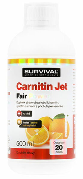 Survival Nutrition Carnitin Jet Fair Power 500ml porovnat ceny