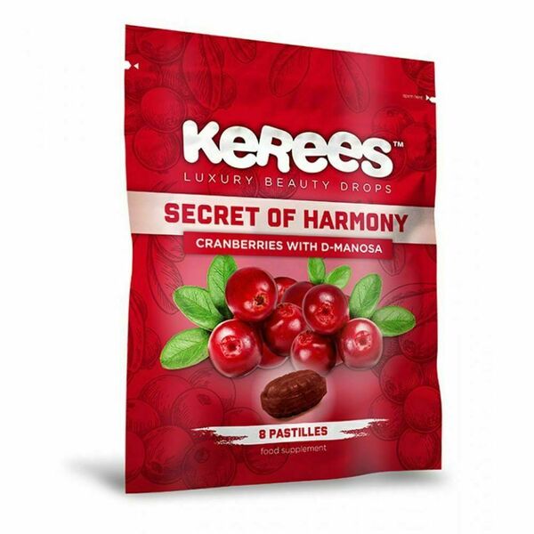 KEREES Brusinkové pastilky s D manózou 8 pastilek porovnat ceny