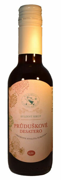 Průduškové desatero bylinný sirup 250 ml porovnat ceny