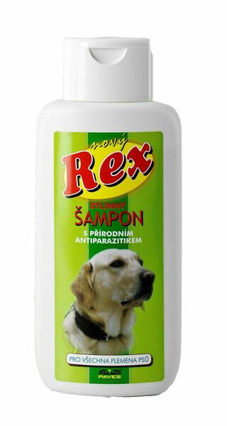 Rex Bylinný šampon s antiparazitní přísadou pro všechna plemena psů 250 ml porovnat ceny
