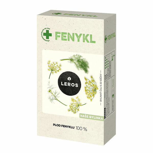 LEROS Naše bylinky Fenykl bylinný čaj 20 sáčků porovnat ceny