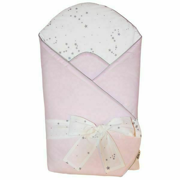 EKO Zavinovačka bavlněná s potiskem a kokosovým vnitřkem Light Pink porovnat ceny