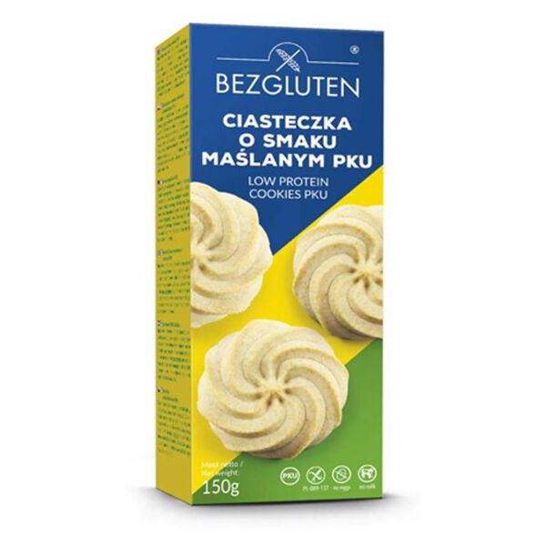 BEZGLUTEN Sušenky PKU s máslovou příchutí 150 g porovnat ceny