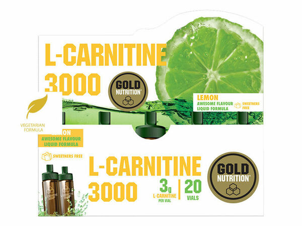 GoldNutrition L-Carnitine 3000 mg citron 20 ampulí porovnat ceny