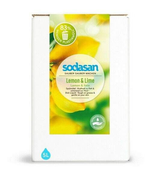 Sodasan Prostředek na nádobí Citron & Limetka 5 l porovnat ceny