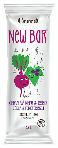 New Bar Cereální tyčinka červená řepa a rybíz 33g porovnat ceny