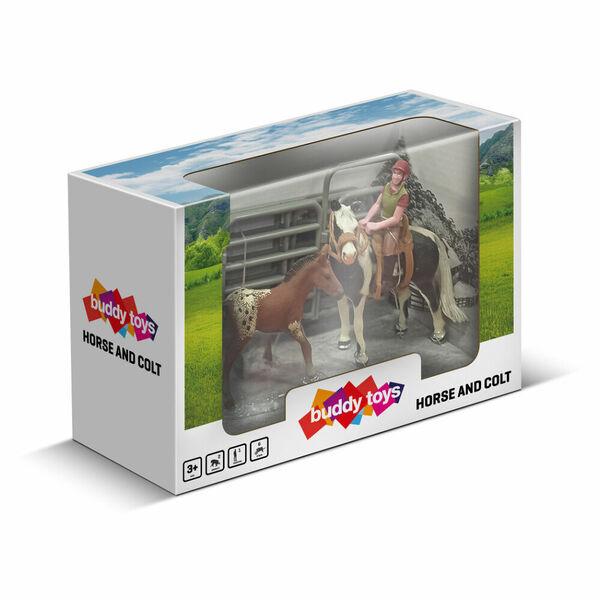 BUDDY TOYS Jezdkyně a hříbě BGA 1012 porovnat ceny