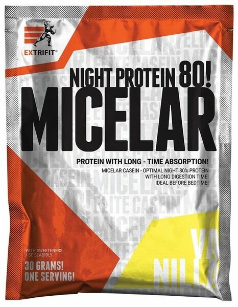Extrifit Micelar Casein 30g vanilka porovnat ceny
