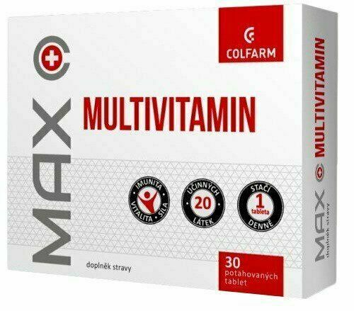 Colfarm MAX Multivitamin 30 tablet porovnat ceny