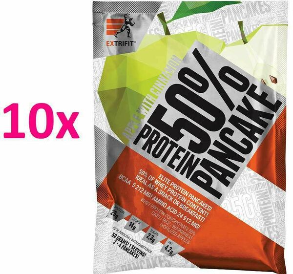 Extrifit Proteinové palačinky 50% 10x50g jablko skořice porovnat ceny