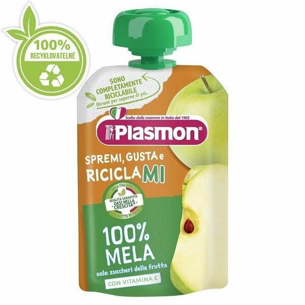 Plasmon Kapsička ovocná jablko 100g 6m+ porovnat ceny
