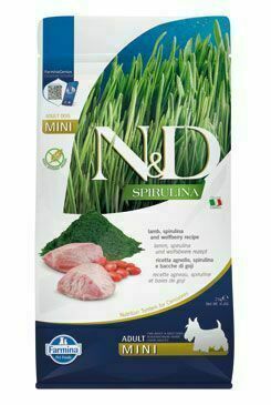 N&d Spirulina Dog Adult Mini Lamb & Wolfberry 2kg porovnat ceny