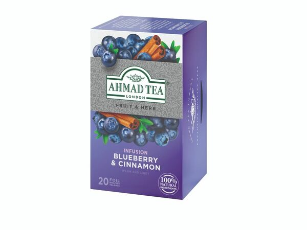 Ahmad Tea Blueberry&Cinnamon porcovaný čaj 20x2 g porovnat ceny