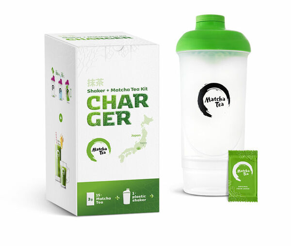 Bio Matcha Tea Charger Z500 15porcí + šejkr porovnat ceny