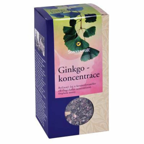 SONNENTOR Ginkgo zelený sypaný čaj BIO 50 g porovnat ceny