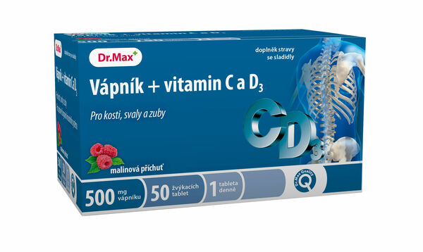 Dr.Max Vápník s vitaminy C a D 50 tablet porovnat ceny