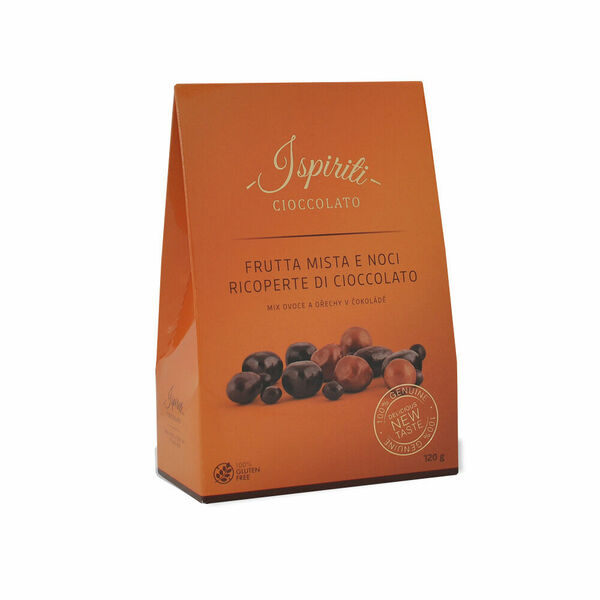 ISPIRITI Mix ovoce a ořechů v čokoládě 120 g porovnat ceny