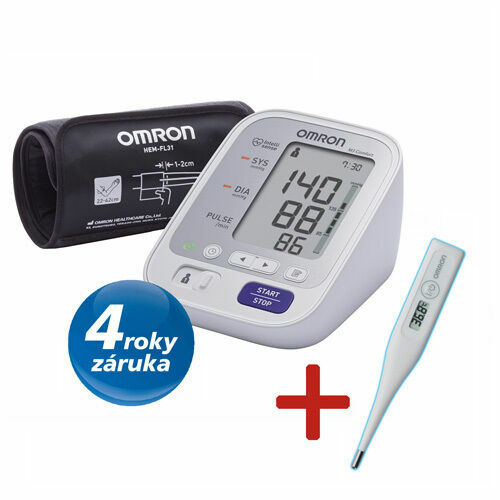 Tonometr dig.OMRON M3 Comf.+lék.teploměr porovnat ceny
