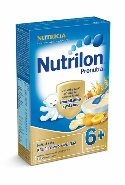 Nutrilon Pronutra kaše 6M mléčná krupicová s ovocem 225 g porovnat ceny