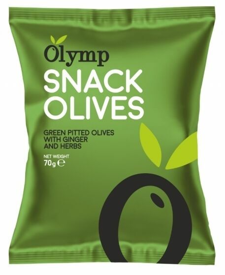 OLYMP Zelené olivy bez pecky se zázvorem a bylinkami 70g porovnat ceny