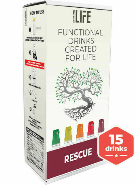 Isoline RESCUE grapefruit s brusinkou 5x500ml porovnat ceny