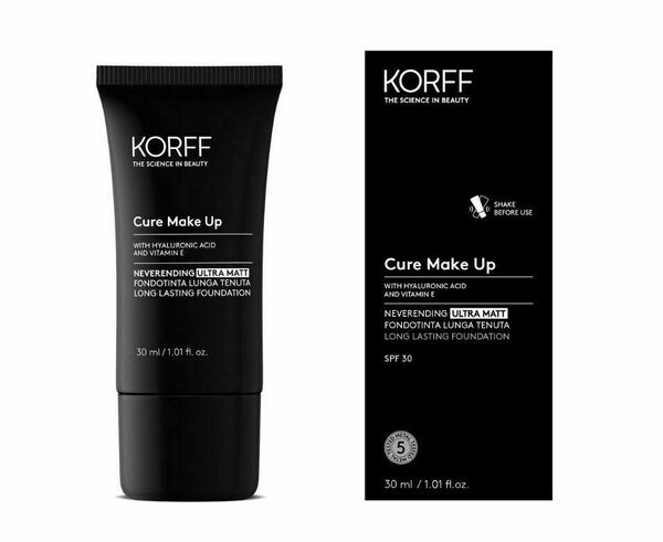 KORFF Cure Makeup Neverending Dlouhotrvající matující make-up SPF30 04 30 ml porovnání ceny