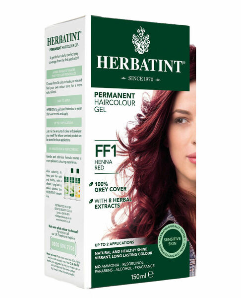 Herbatint Permanentní barva na vlasy červená henna FF1, 150ml porovnat ceny