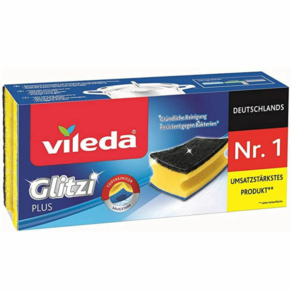 VILEDA Glitzi Plus Houbička 3 ks porovnat ceny