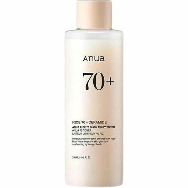 ANUA Rice 70 Glow Milky Toner - Hydratační pleťové tonikum s rýží 250 ml porovnání ceny