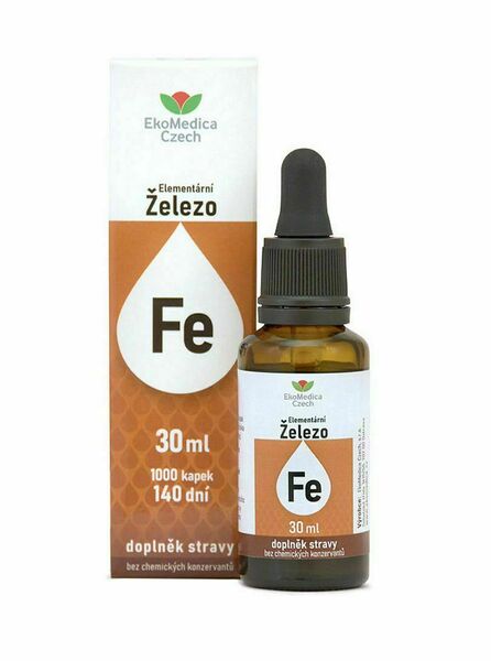 Ekomedica Elementární železo kapky 30 ml porovnat ceny