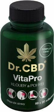 Dr.CBD  Dr. CBD VitaPro klouby a pohyb 60 + 20 kapslí porovnat ceny