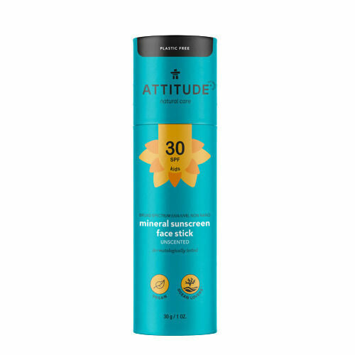 Attitude Dětská 100% minerální ochranná tyčinka na obličej a rty (SPF 30) bez vůně 30 g porovnat ceny