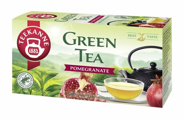 Teekanne Zelený čaj Granátové jablko čaj porcovaný 20x1,75 g porovnat ceny