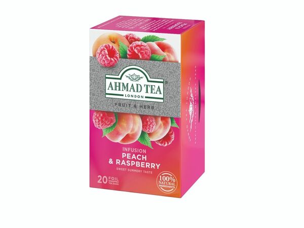 Ahmad Tea Peach&Raspberry porcovaný čaj 20x2 g porovnat ceny