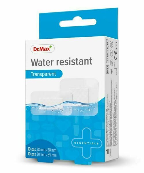 Dr. Max Water resistant Transparent 2 velikosti náplast 20 ks porovnat ceny