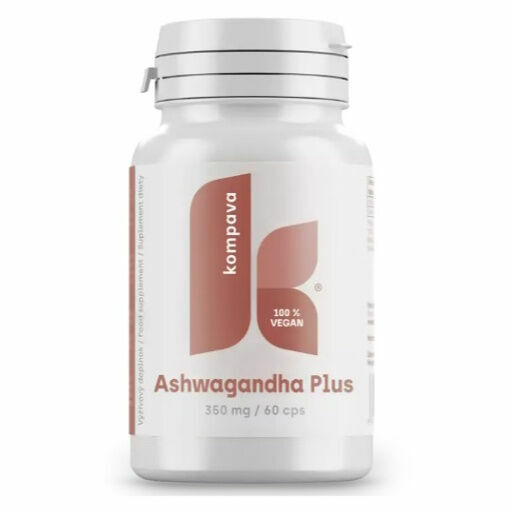 KOMPAVA Ashwagandha plus 350 mg 60 kapslí porovnat ceny