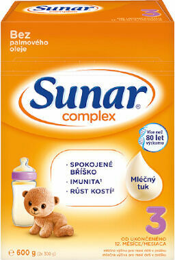 II. jakost Sunar complex 3 600g porovnat ceny