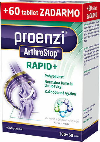 PROENZI Arthrostop Rapid+ 240 tabliet porovnání ceny