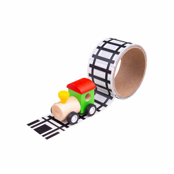 Bigjigs Toys Lepící páska koleje s mašinkou porovnat ceny