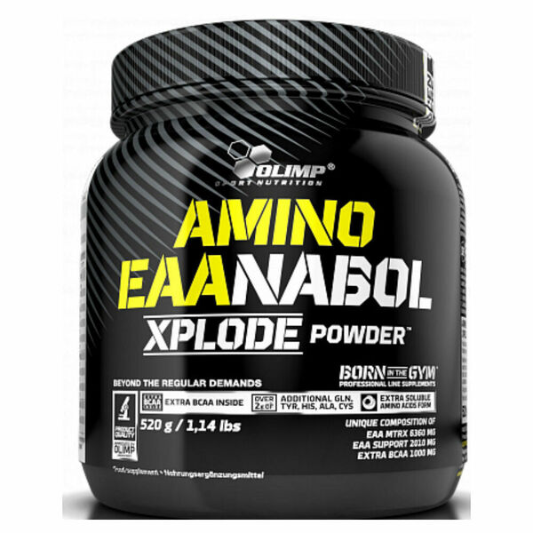 OLIMP Amino EAAnabol Xplode esenciální aminokyseliny pomeranč 520 g porovnat ceny