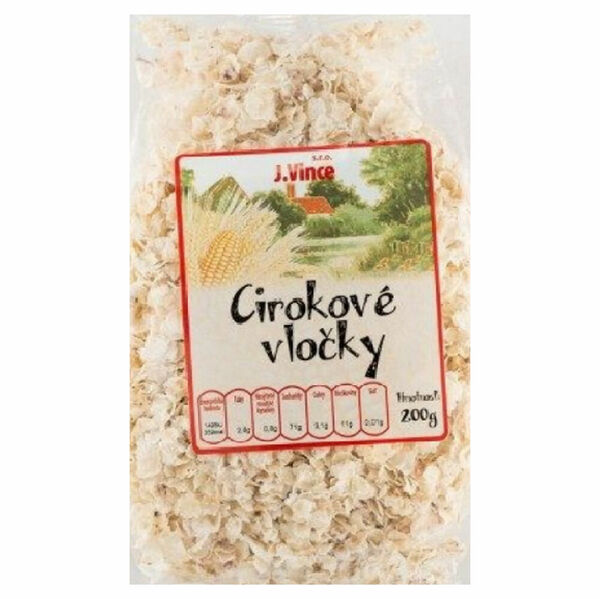 J.VINCE Čirokové vločky instantní 200 g porovnat ceny