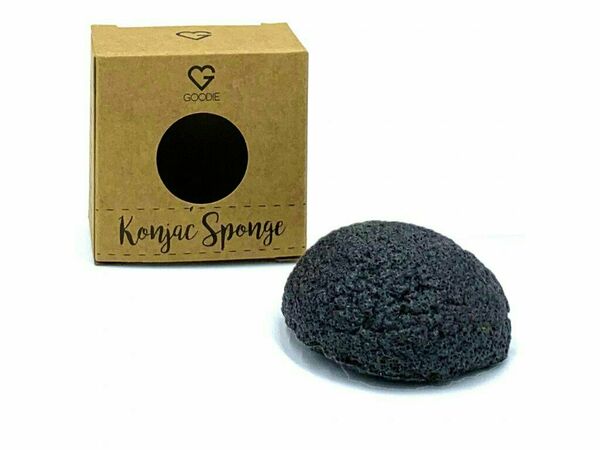 GOODIE Konjac houbička - Aktivní uhlí 1ks porovnat ceny