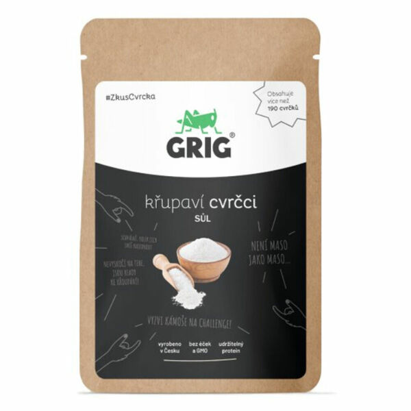 GRIG Sušení cvrčci alpská sůl 20 g porovnat ceny