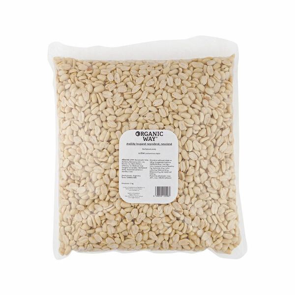PURE WAY Arašídy loupané nesolené 2 kg porovnat ceny