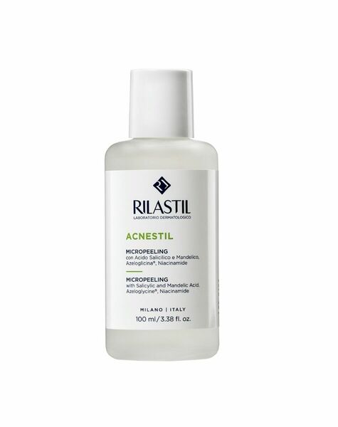 Rilastil Acnestil Micropeeling exfoliační mléko na problematickou pleť 100 ml porovnat ceny