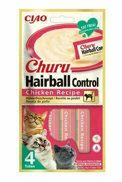 Churu Cat Hairball Chicken Recipe 4x14g porovnat ceny