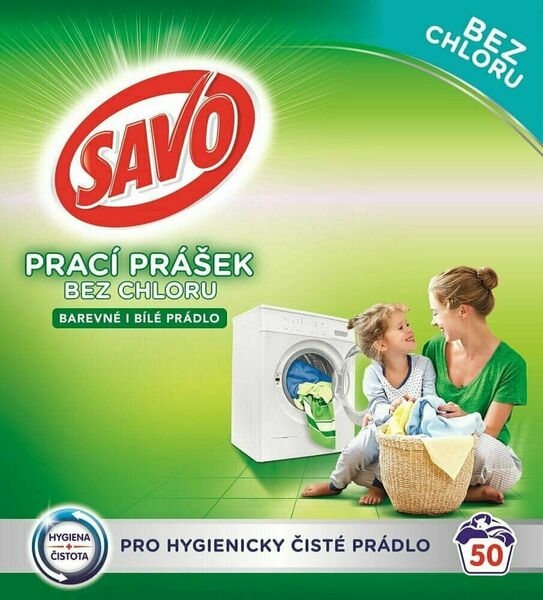 Savo Prací prášek barevné i bílé 50W 3.5 kg porovnat ceny